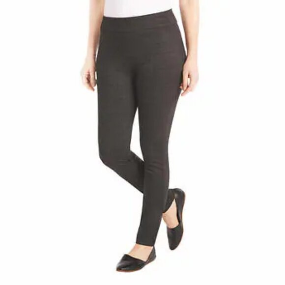 Dalia Pants - NEW Dalia Pull On Ponte Pants | Grey Plaid